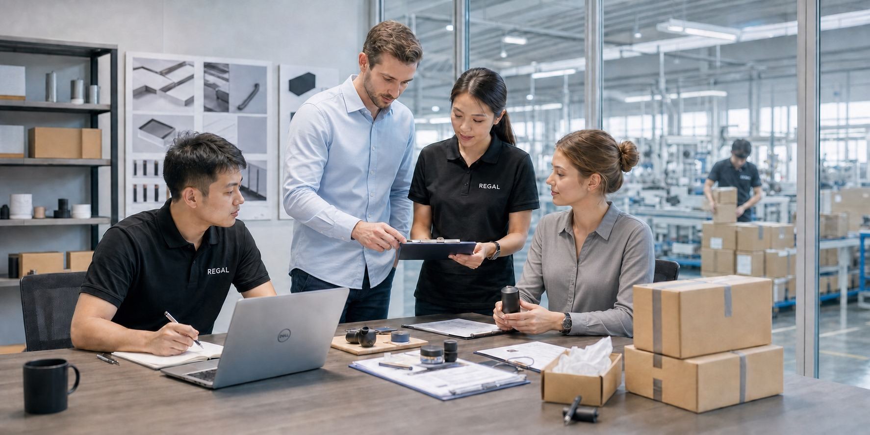 REGAL Sourcing team and product inspection